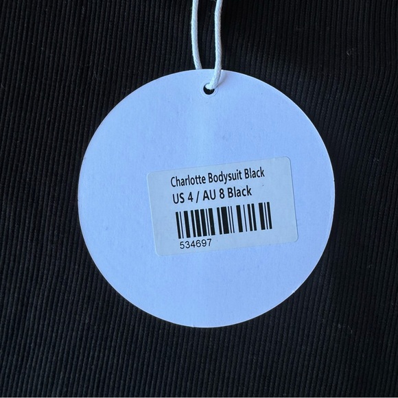 princess polly charlotte bodysuit in black - nwt ♡ - Picture 4 of 6